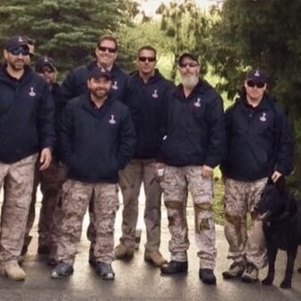 a group of people in uniforms